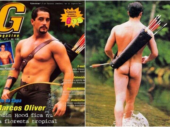 Marcos Oliver pelado na Revista G Magazine