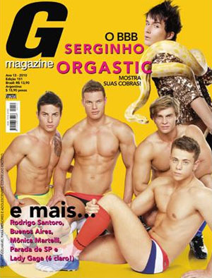 Serginho ex-bbb na Revista G Magazine