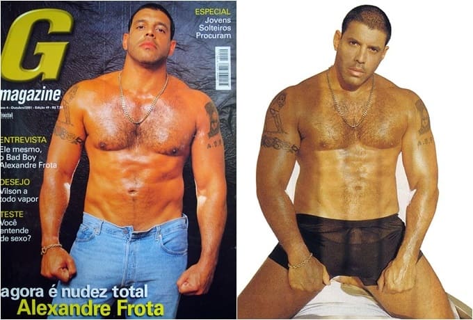 Alexandre Frota pelado na revista G magazine: 16 fotos pornô